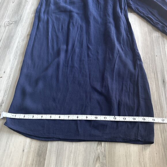 Gap Wide Leg Pull On Rayon Viscose Gaucho Pants Elastic Waist & Tie Size Large - Picture 8 of 10